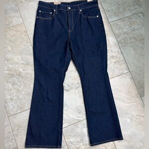 Levi's Dark Blue 725 High-Rise Bootcut Women’s Jeans - Size 32x30